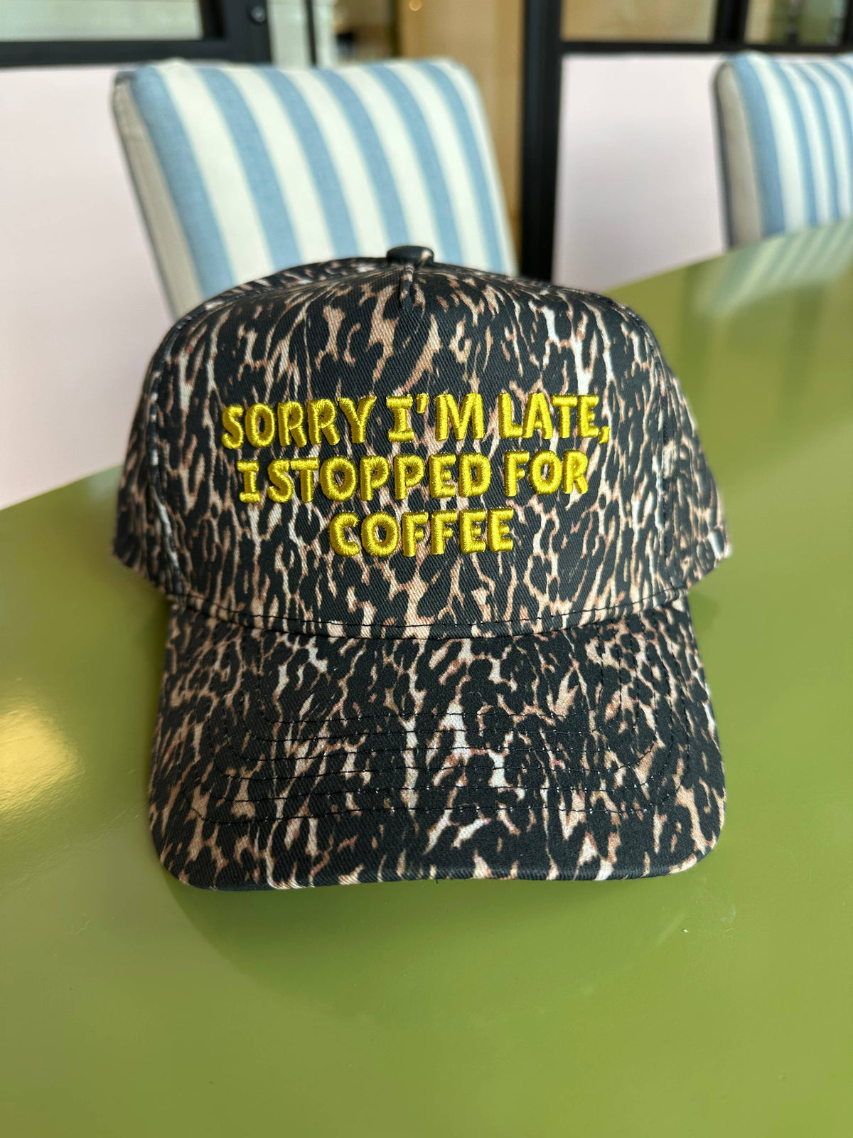 Sorry I'm Late, I Stopped For Coffee Trucker