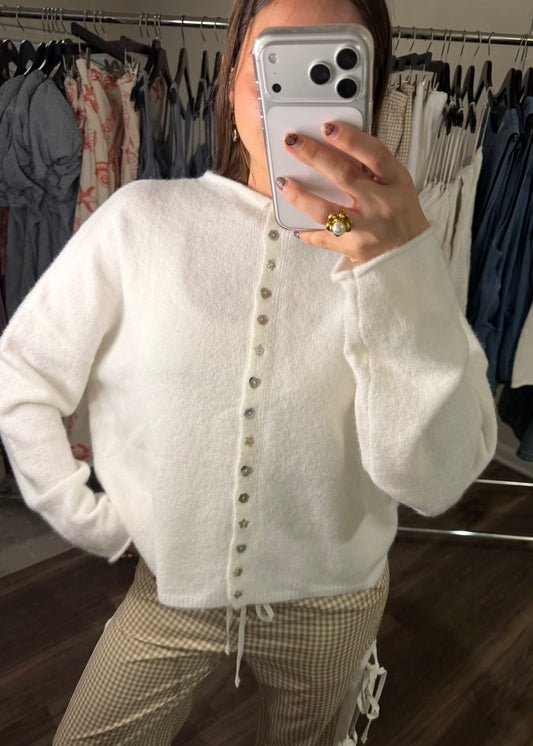 Mismatch Pearl Piper Cardigan