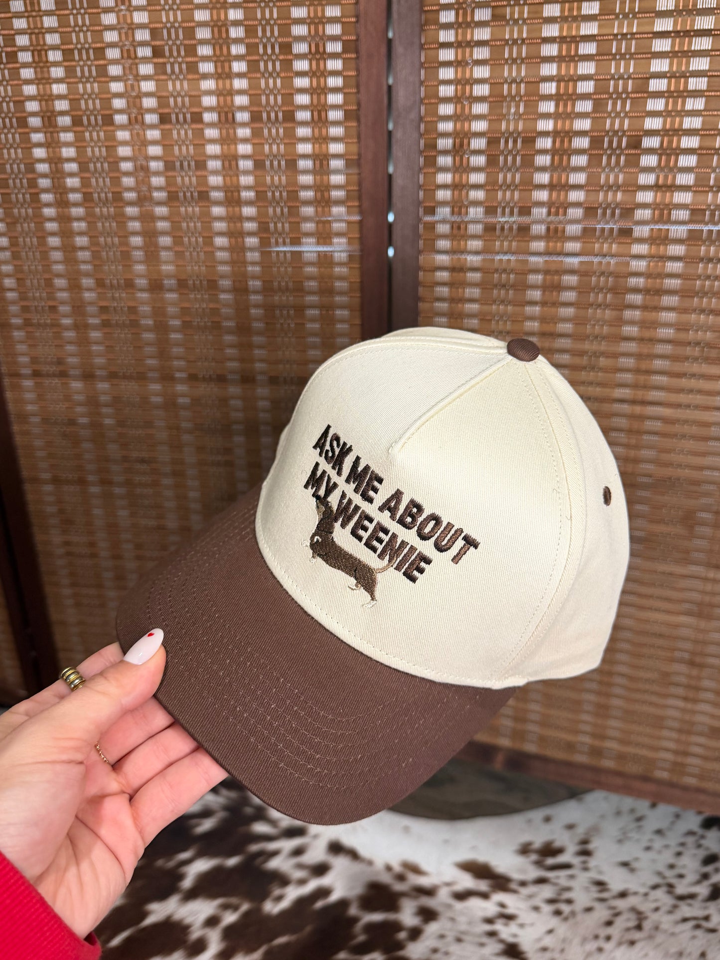 Ask Me About My Weenie Dog Mom Hat
