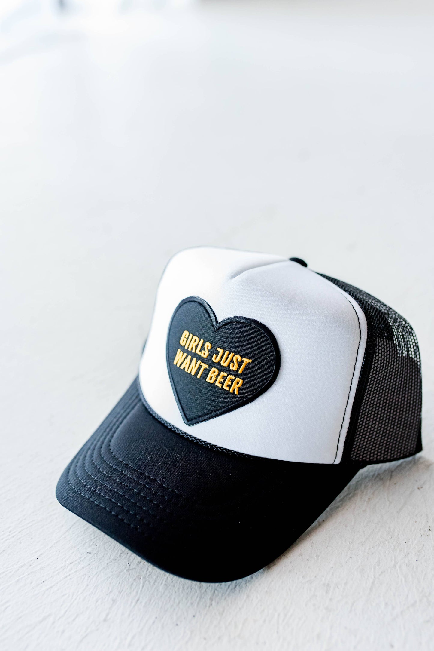 Girls Just Want Beer Foam Trucker Hat - Camo