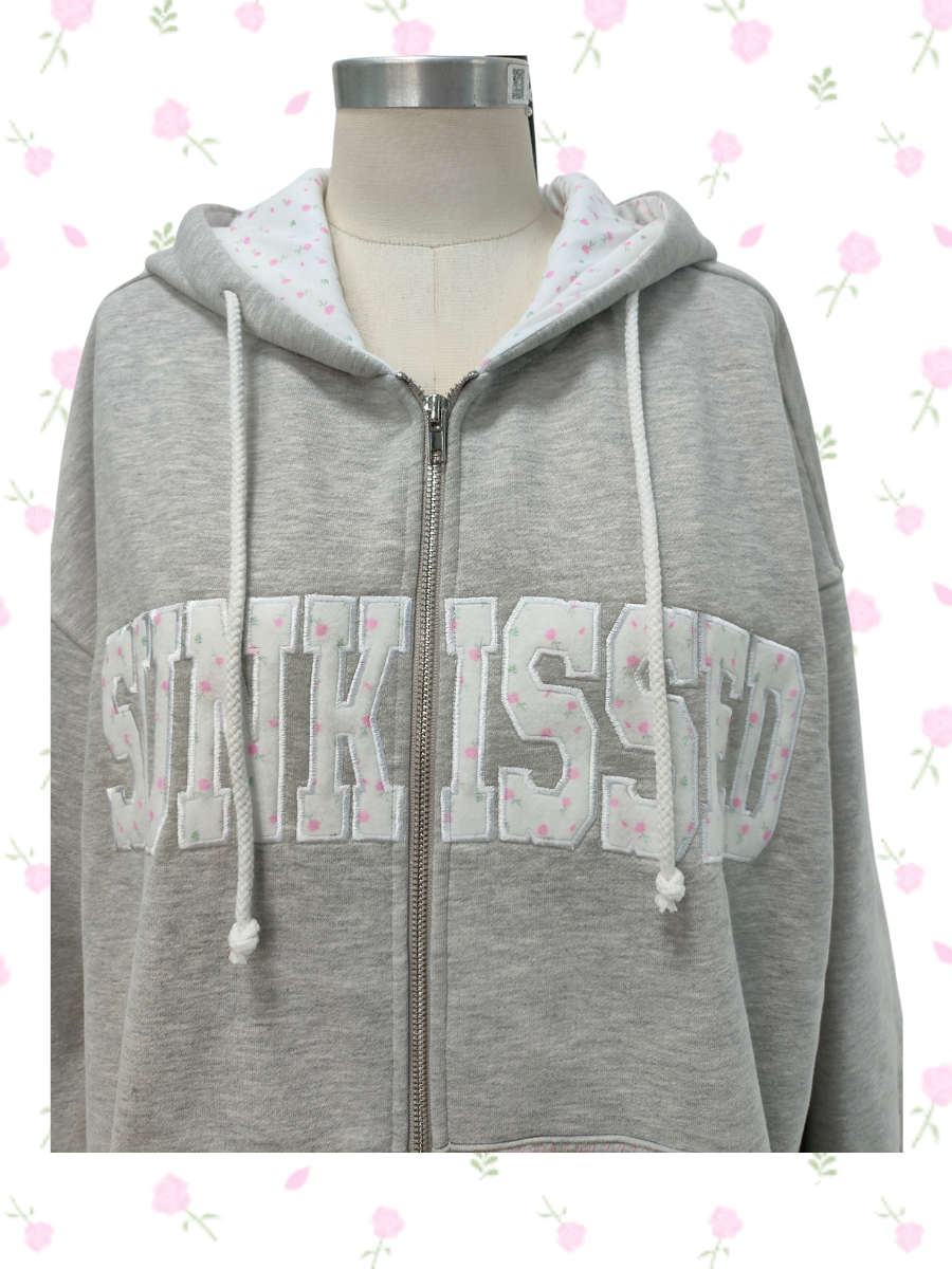 Floral Sunkissed Zip Hoodie