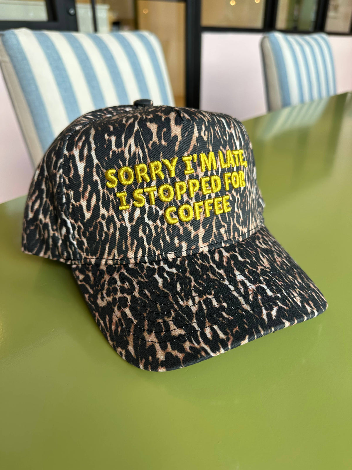 Sorry I'm Late, I Stopped For Coffee Trucker