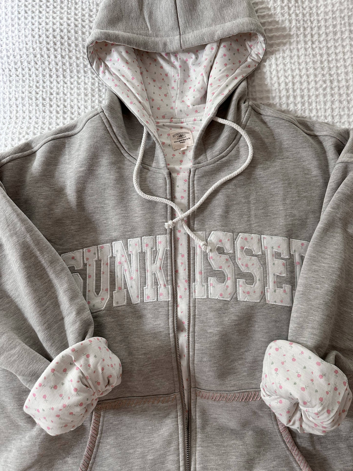 Floral Sunkissed Zip Hoodie