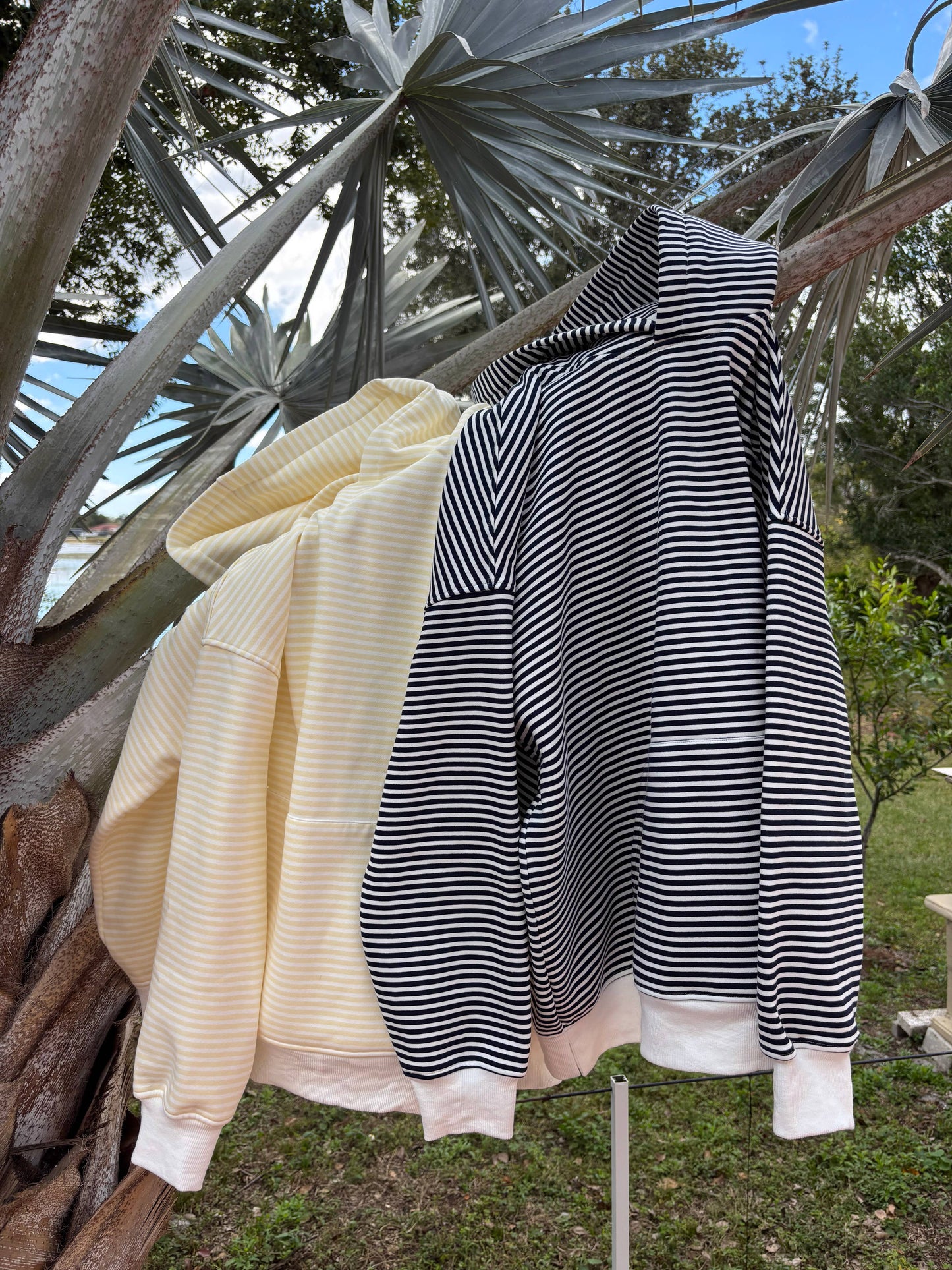 Baby Yellow Striped Hoodie