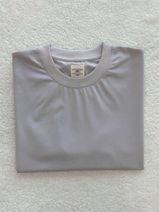 Italian Purple Basic Lounge Tee