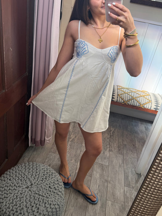 Seashell Spritz Mini Dress