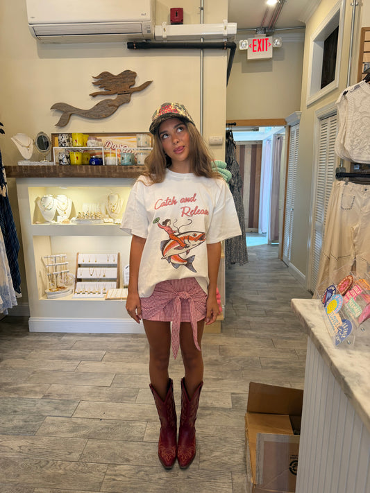 "Catch and Release" Graphic Tee