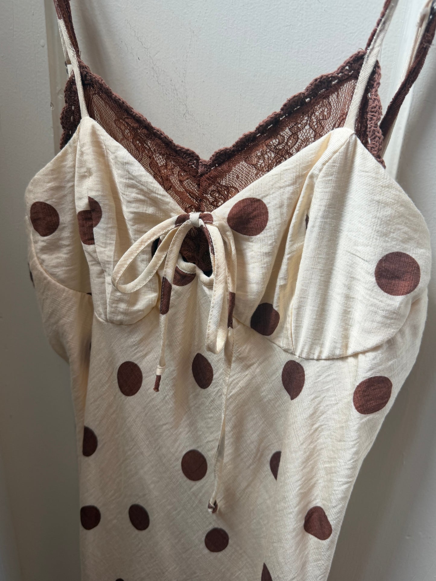 Polka Dot Maxi Dress