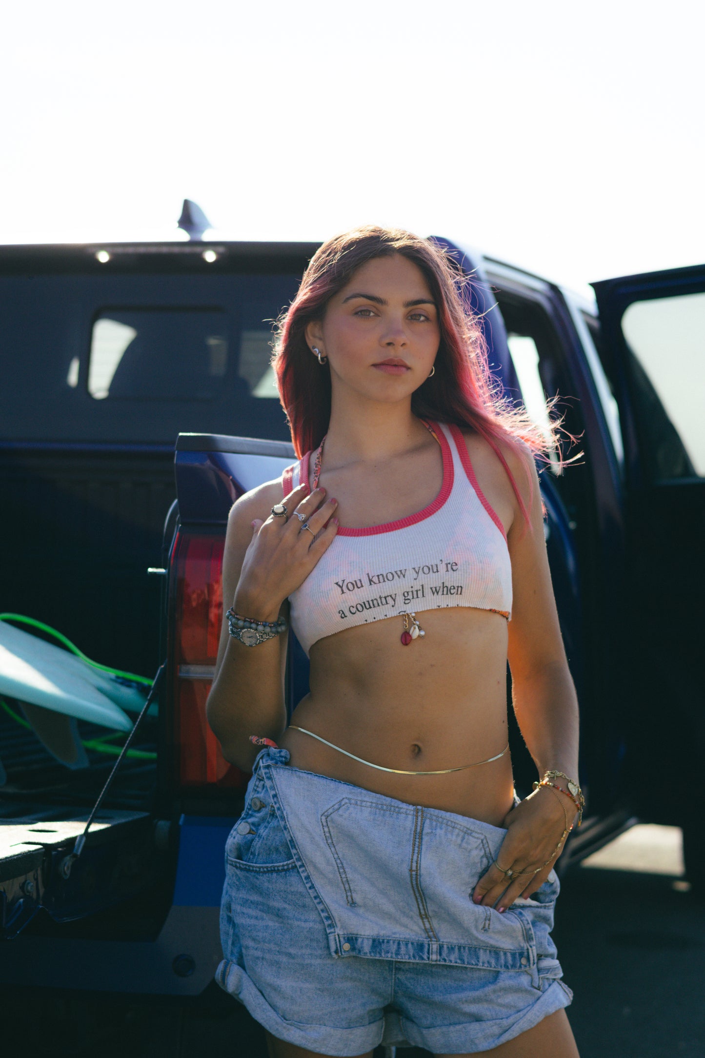 Country Girls - Super Cropped Ribbed