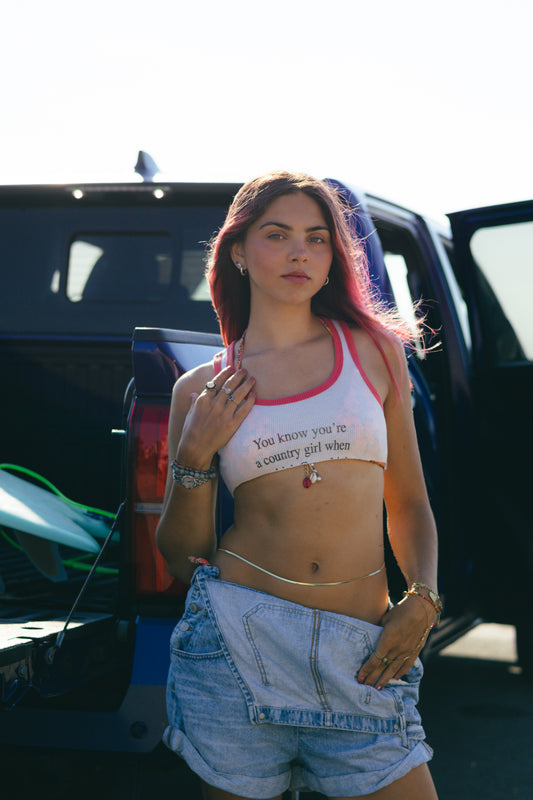 Country Girls - Super Cropped Ribbed