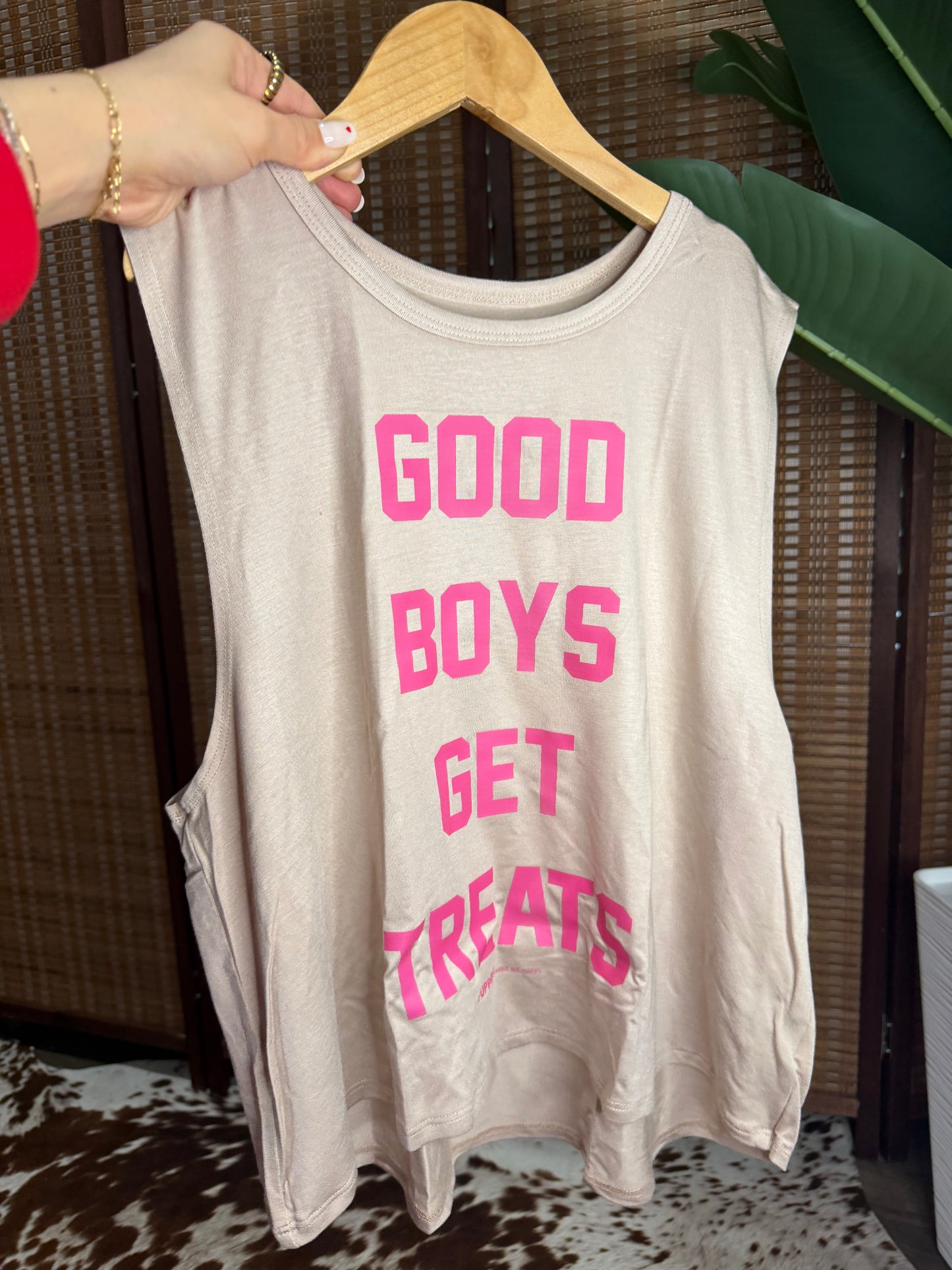 Good Boys Get Treats Tank