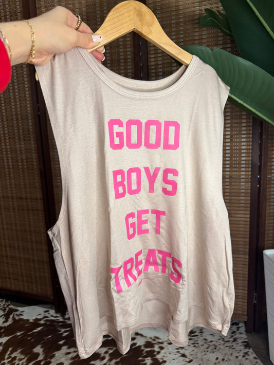 Good Boys Get Treats Tank