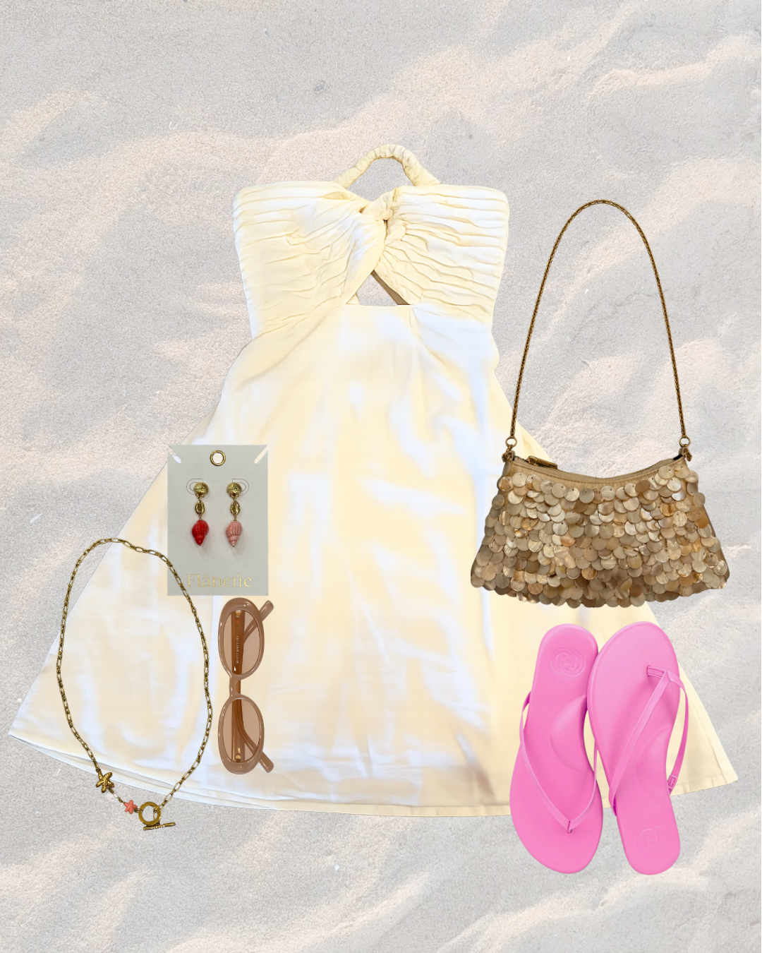 Gianna Dress - Cream