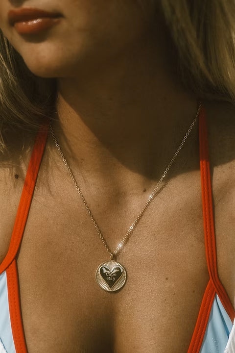 "Ocean City" Heart Necklace RAISING SURFERS