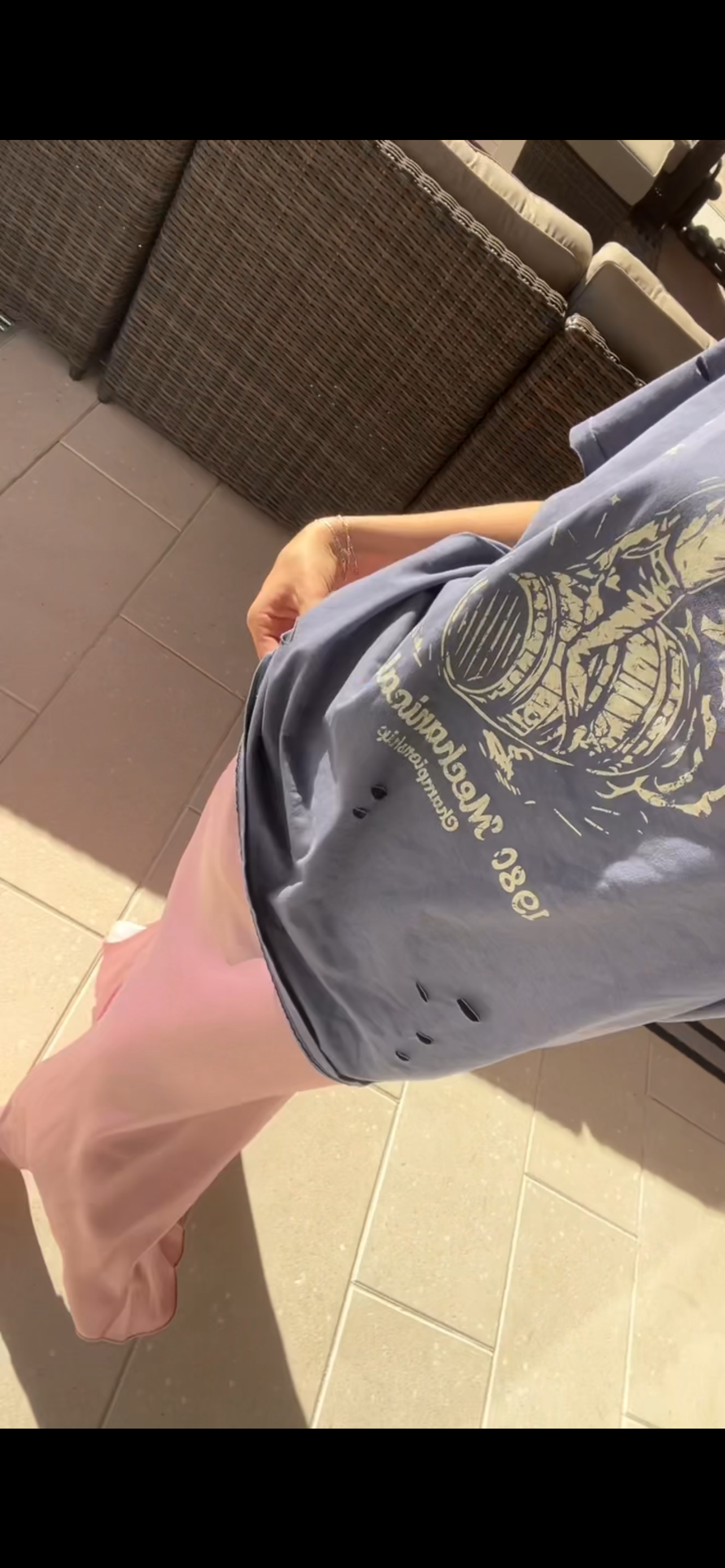 Dusty Rose Slip Skirt