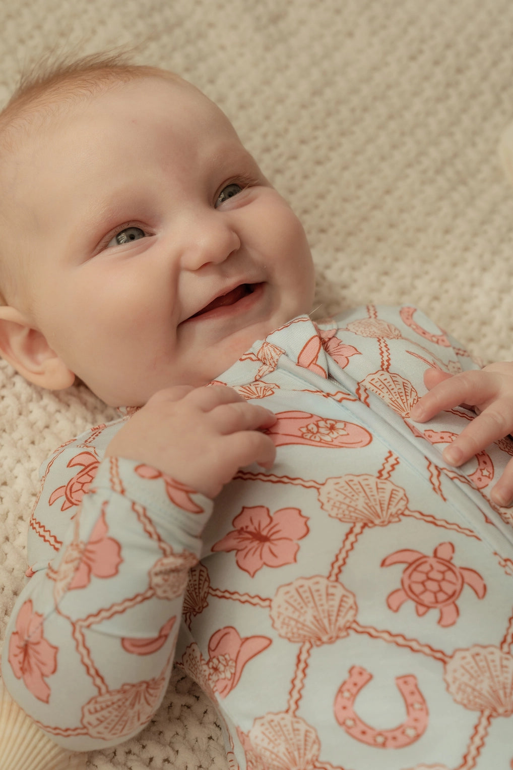 Coastal Cowgirl Bamboo Zip Romper