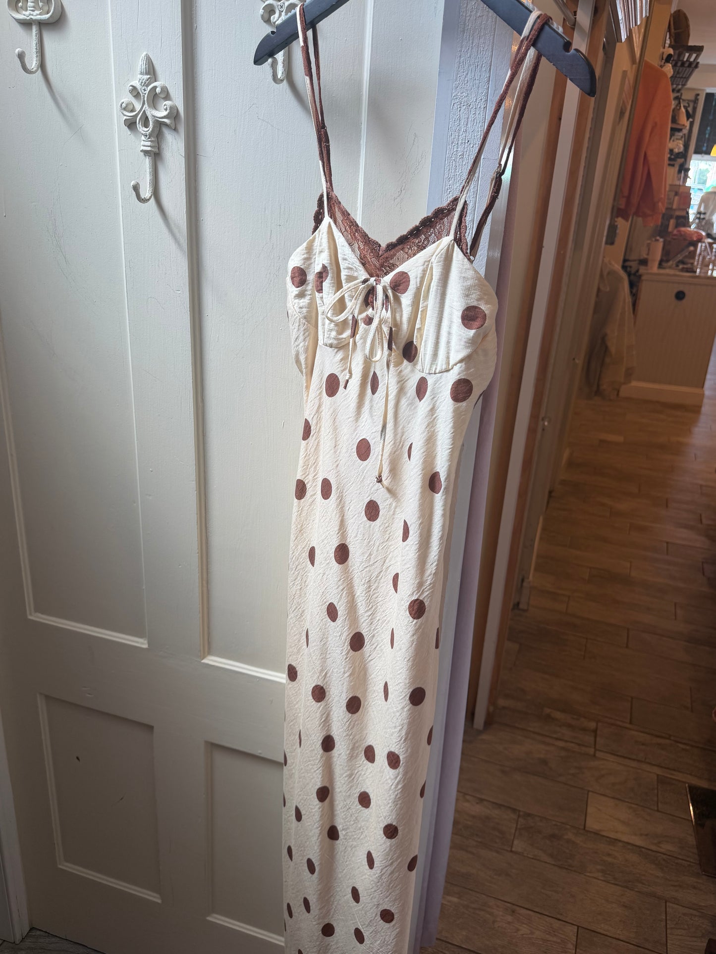 Polka Dot Maxi Dress