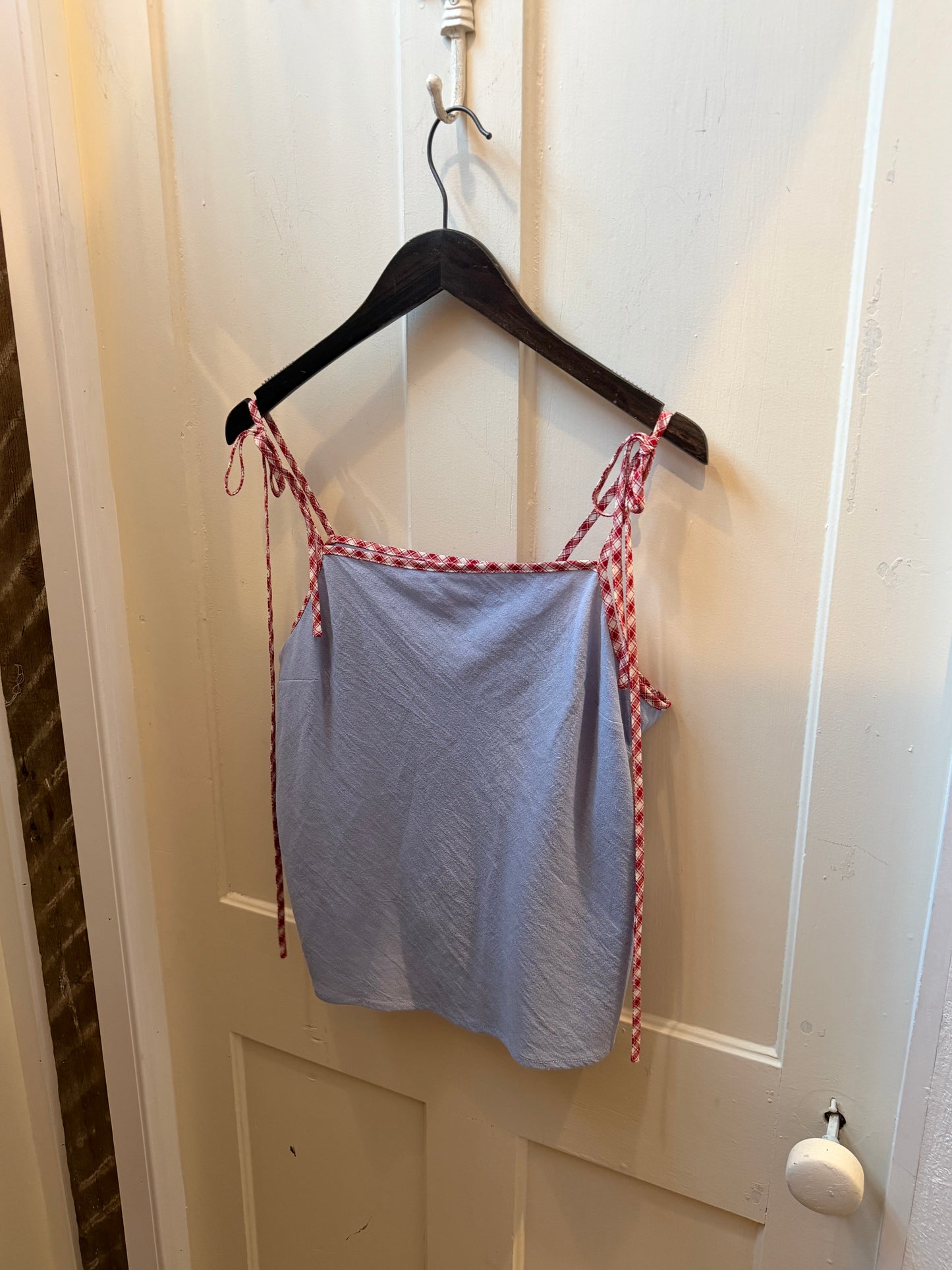Baby Blue / Gingham Tank