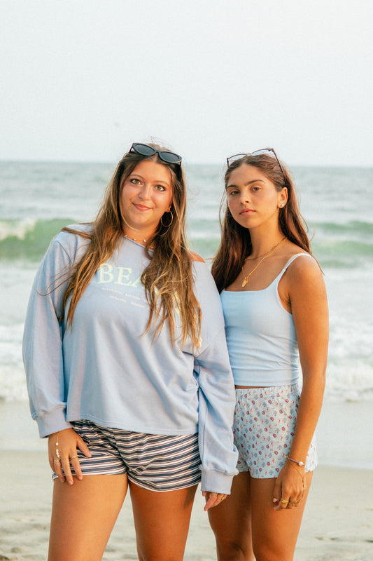 Billie Striped Loungewear Shorts