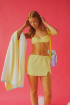 Yellow Primrose Bikini Top