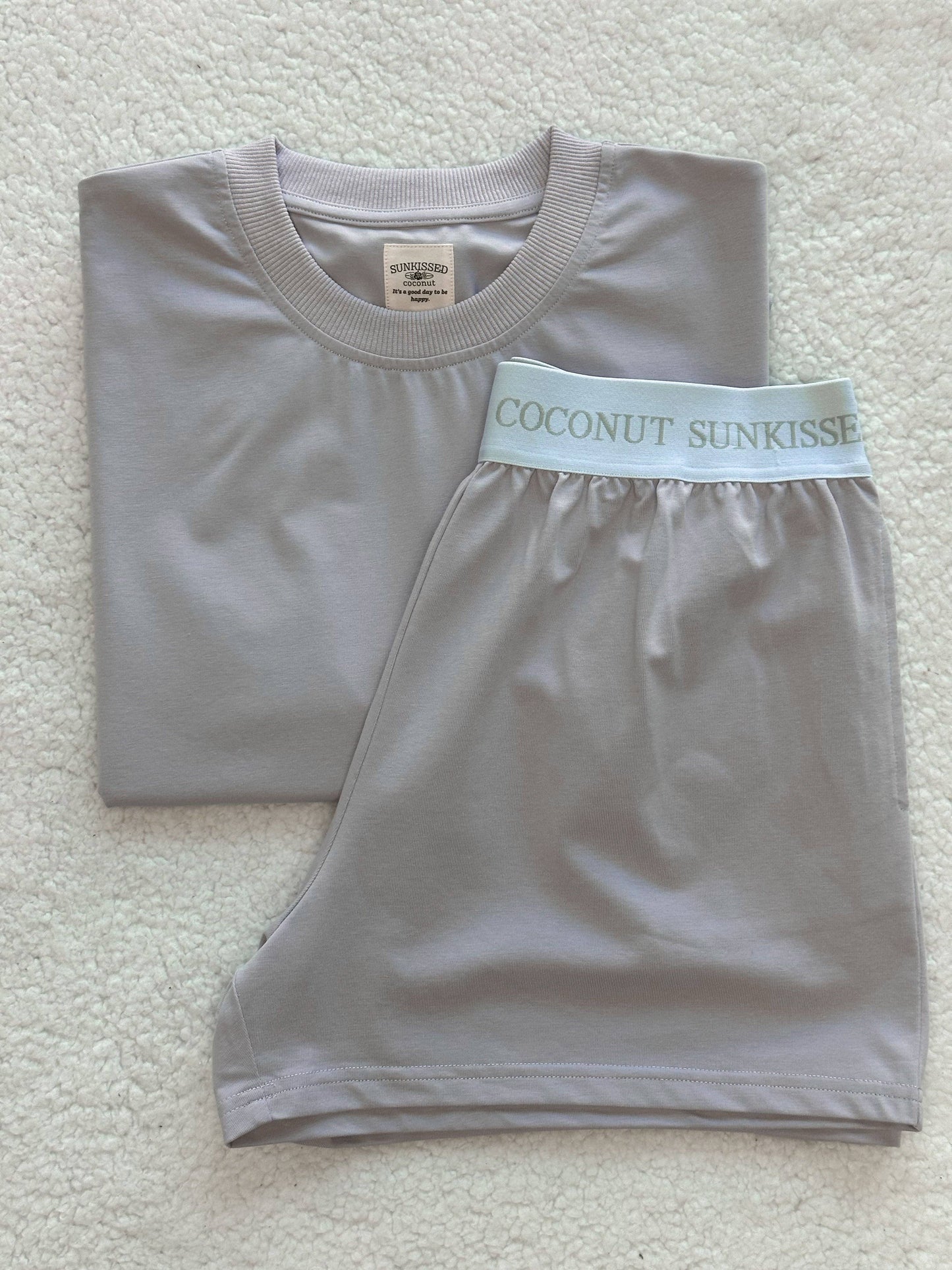 Italian Purple Basic Lounge Tee