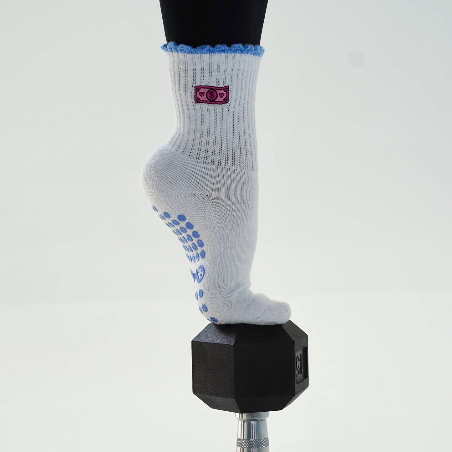 This and His Credit Card Grip Socks