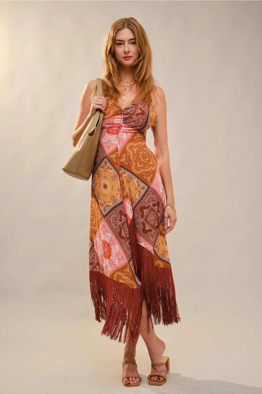 Desert Daze Fringe Maxi Dress