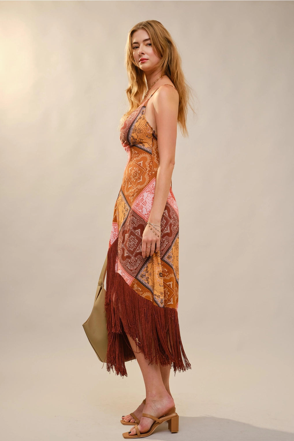 Desert Daze Fringe Maxi Dress