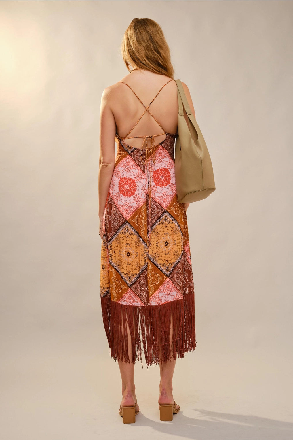 Desert Daze Fringe Maxi Dress
