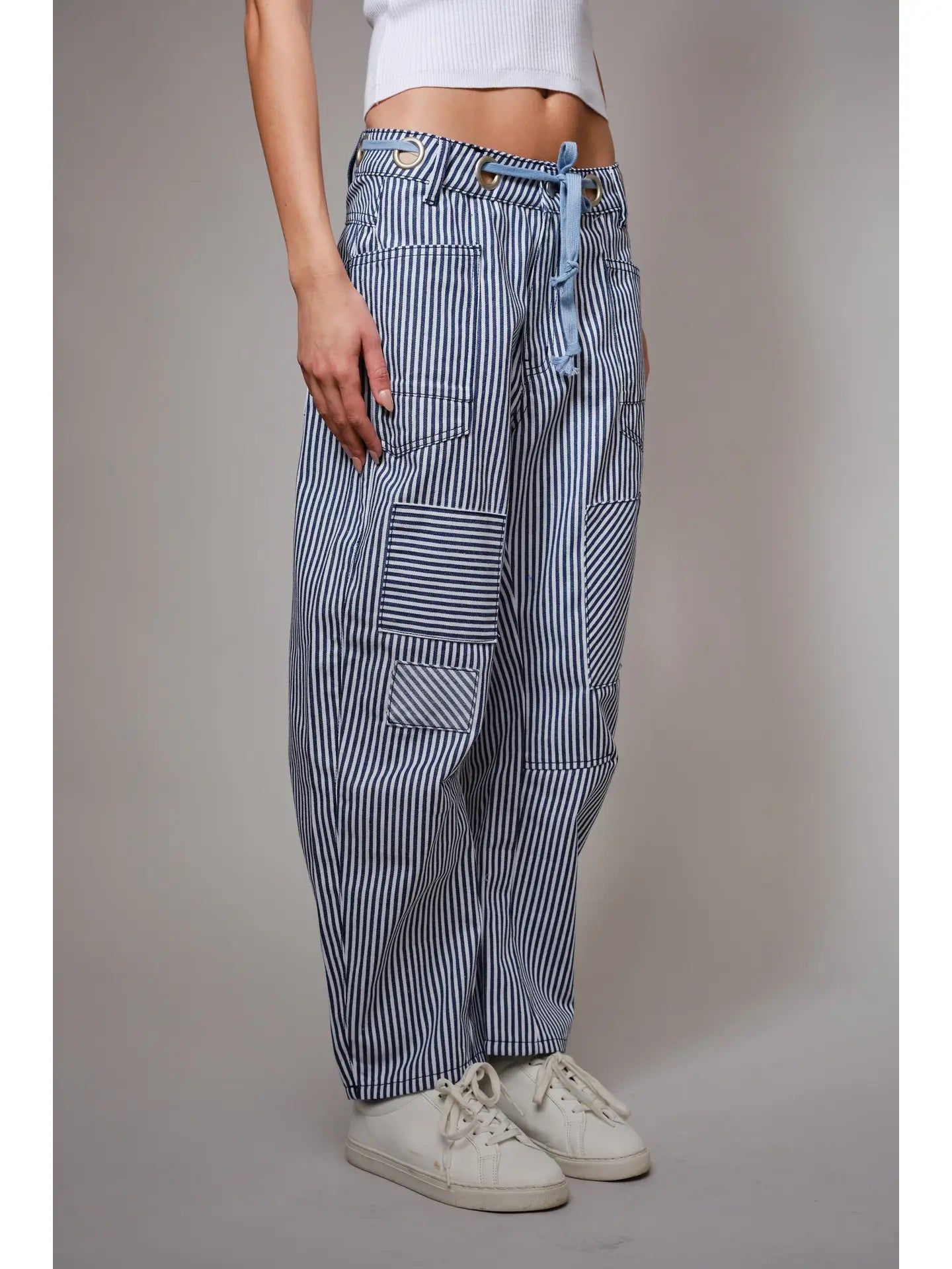 Sunday Striped Barrel Pants RESTOCK