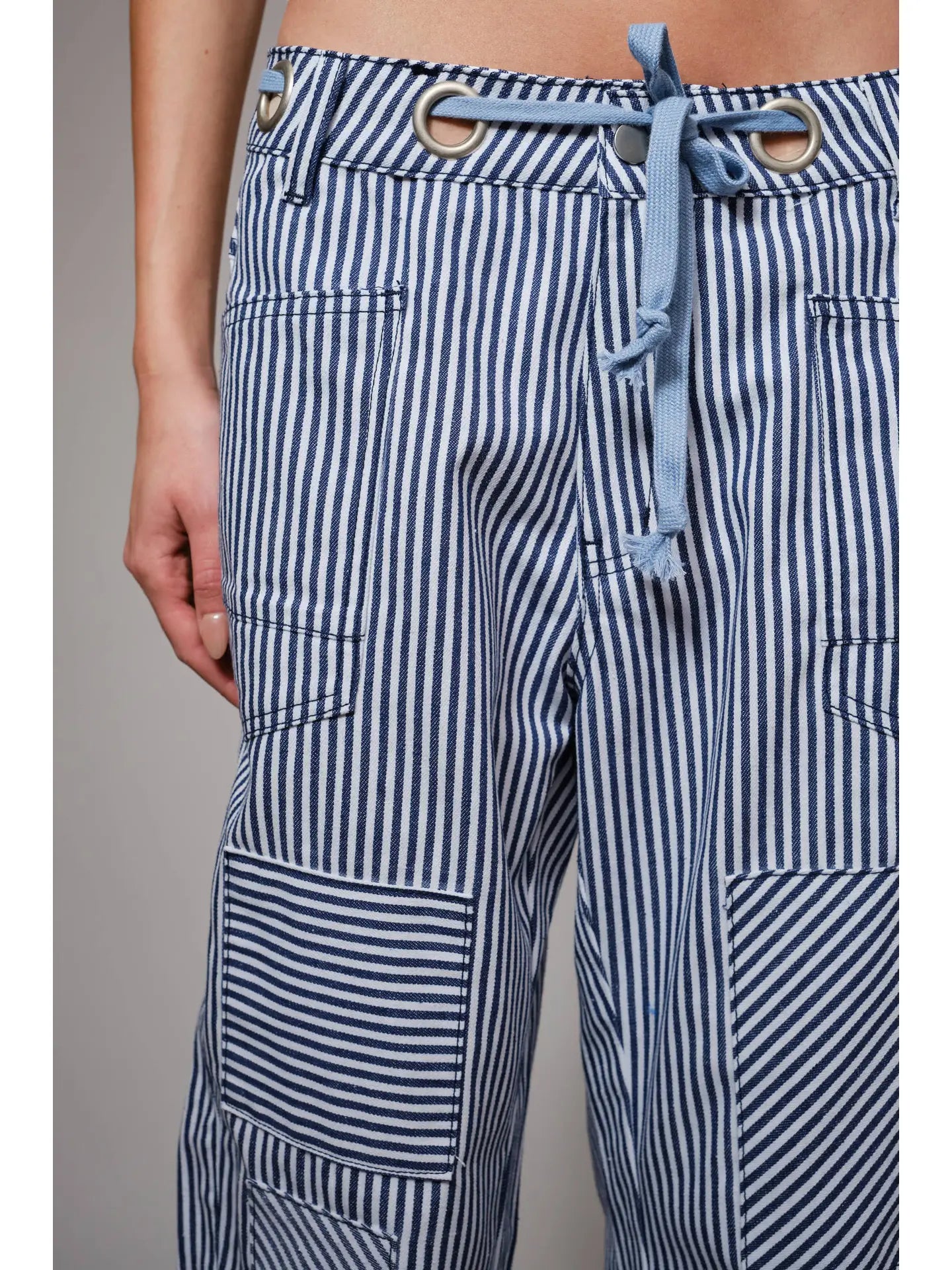Sunday Striped Barrel Pants RESTOCK