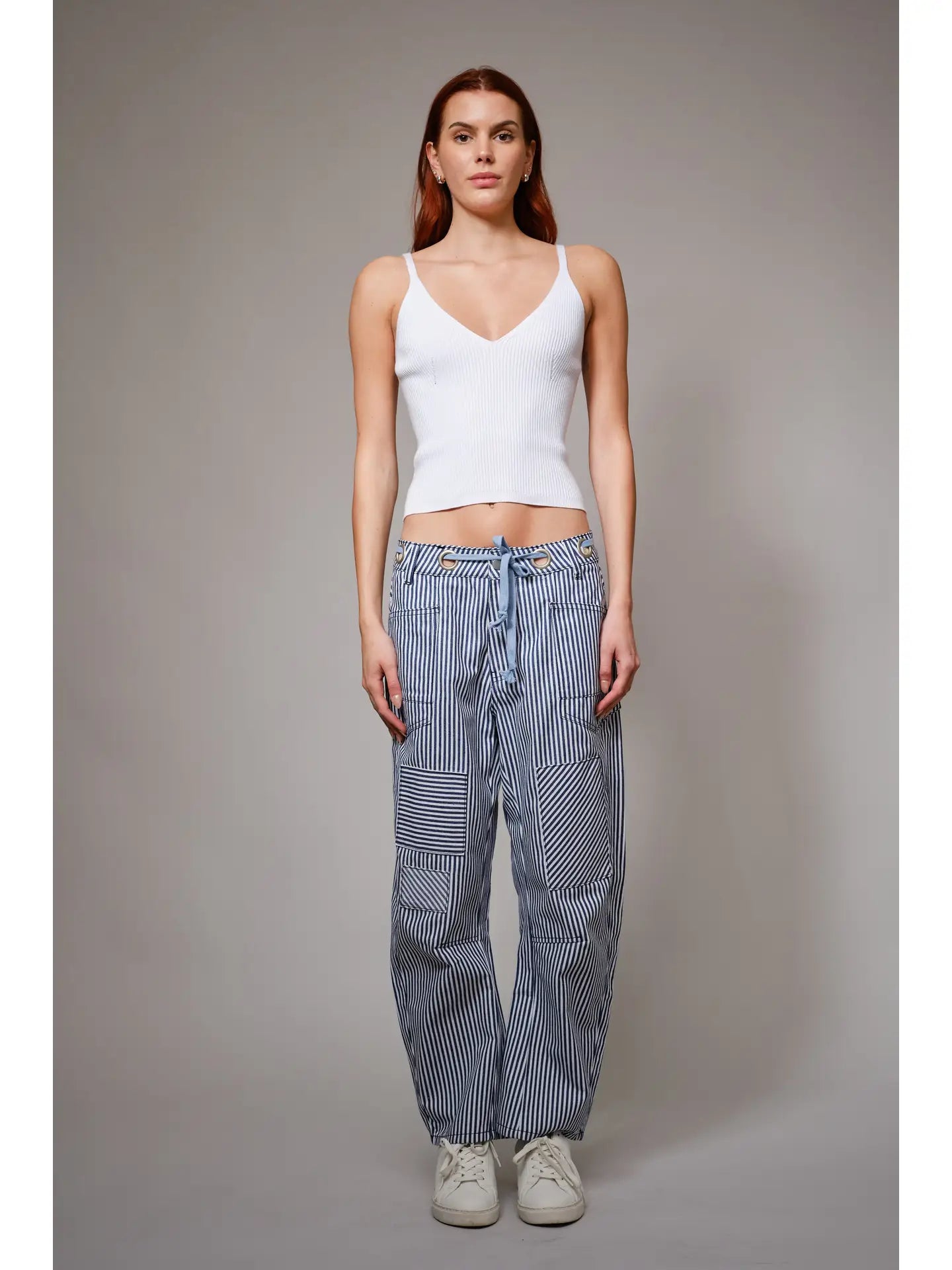 Sunday Striped Barrel Pants RESTOCK