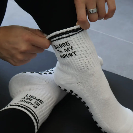 Barre is My Sport Grip Socks
