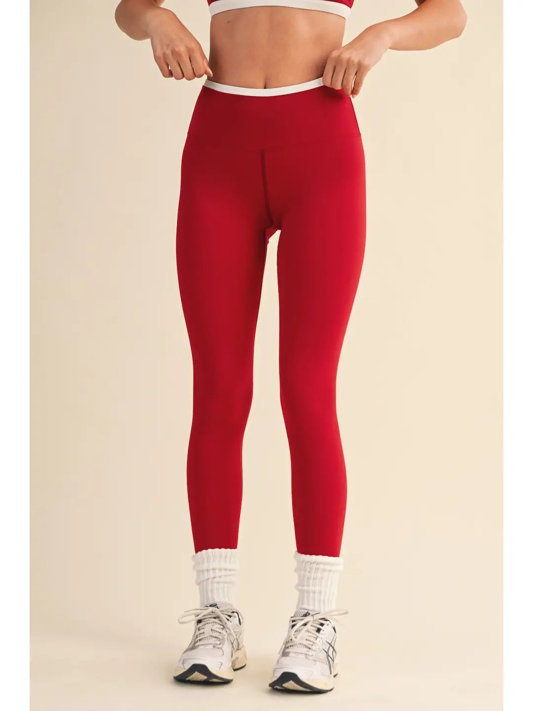 Cherry Contrast Leggings