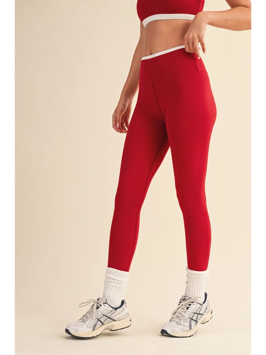 Cherry Contrast Leggings