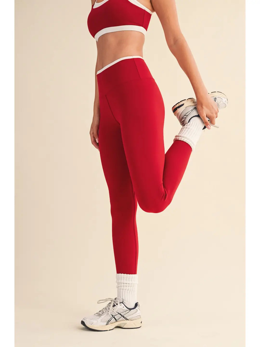 Cherry Contrast Leggings