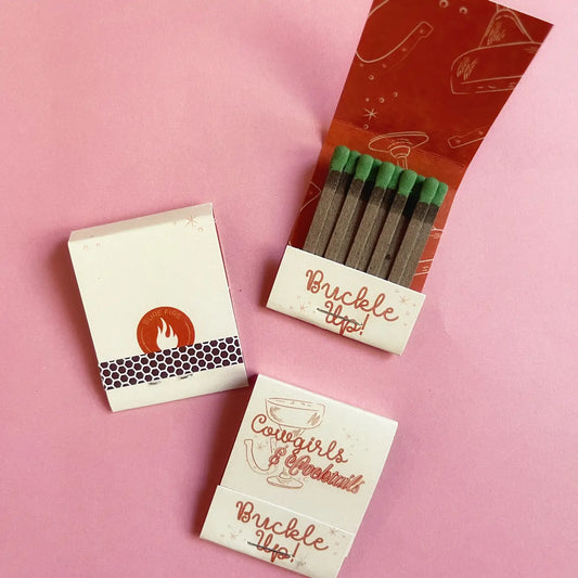 Cowgirls & Cocktails Matchbook