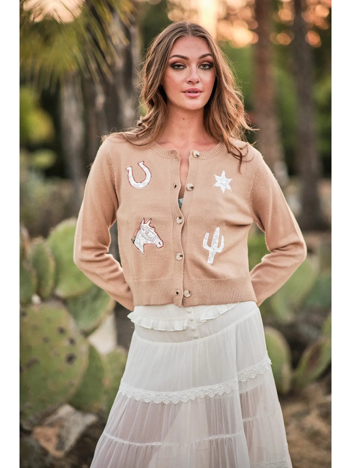 Western Patch Cardi