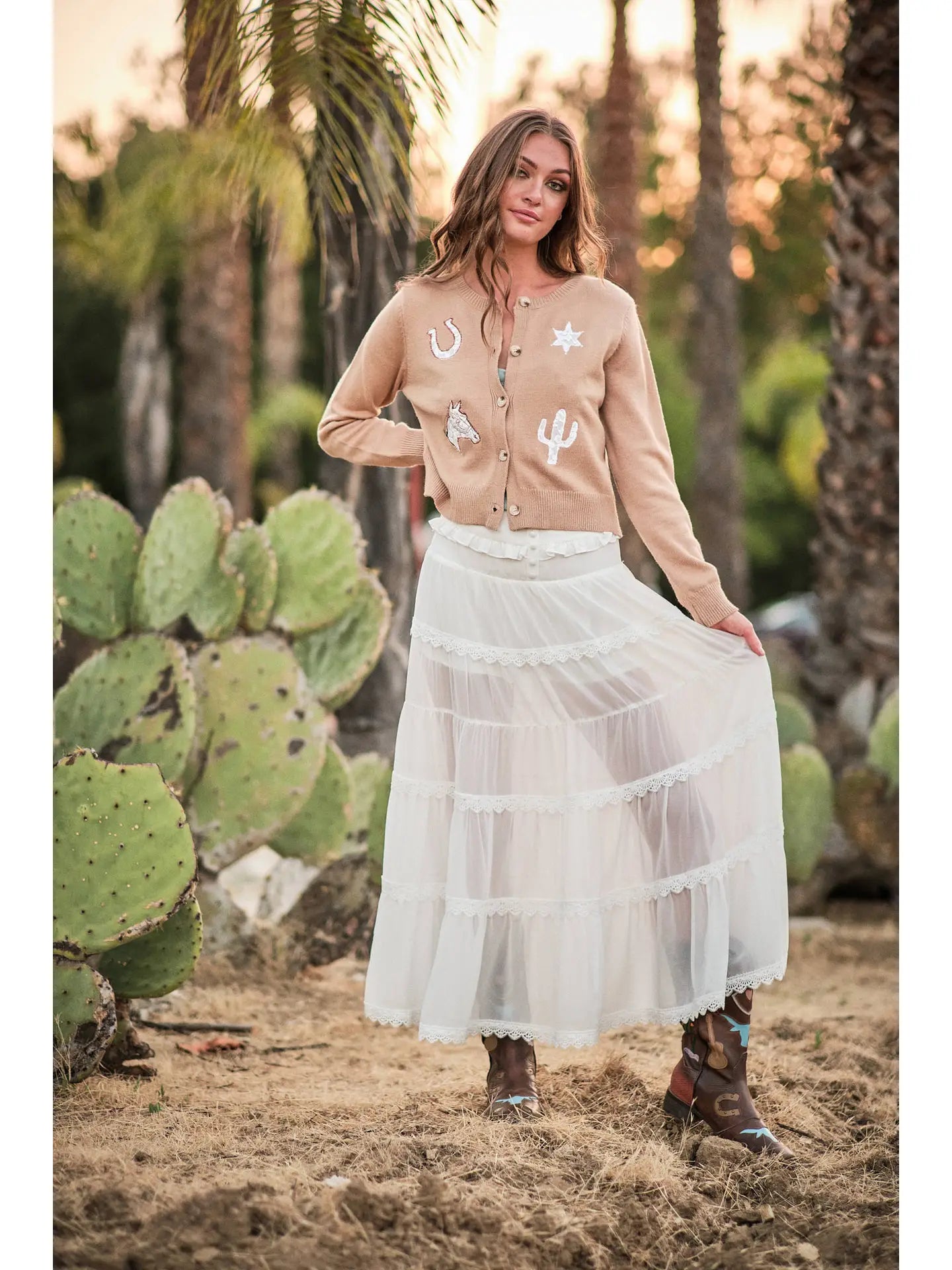 Western Patch Cardi
