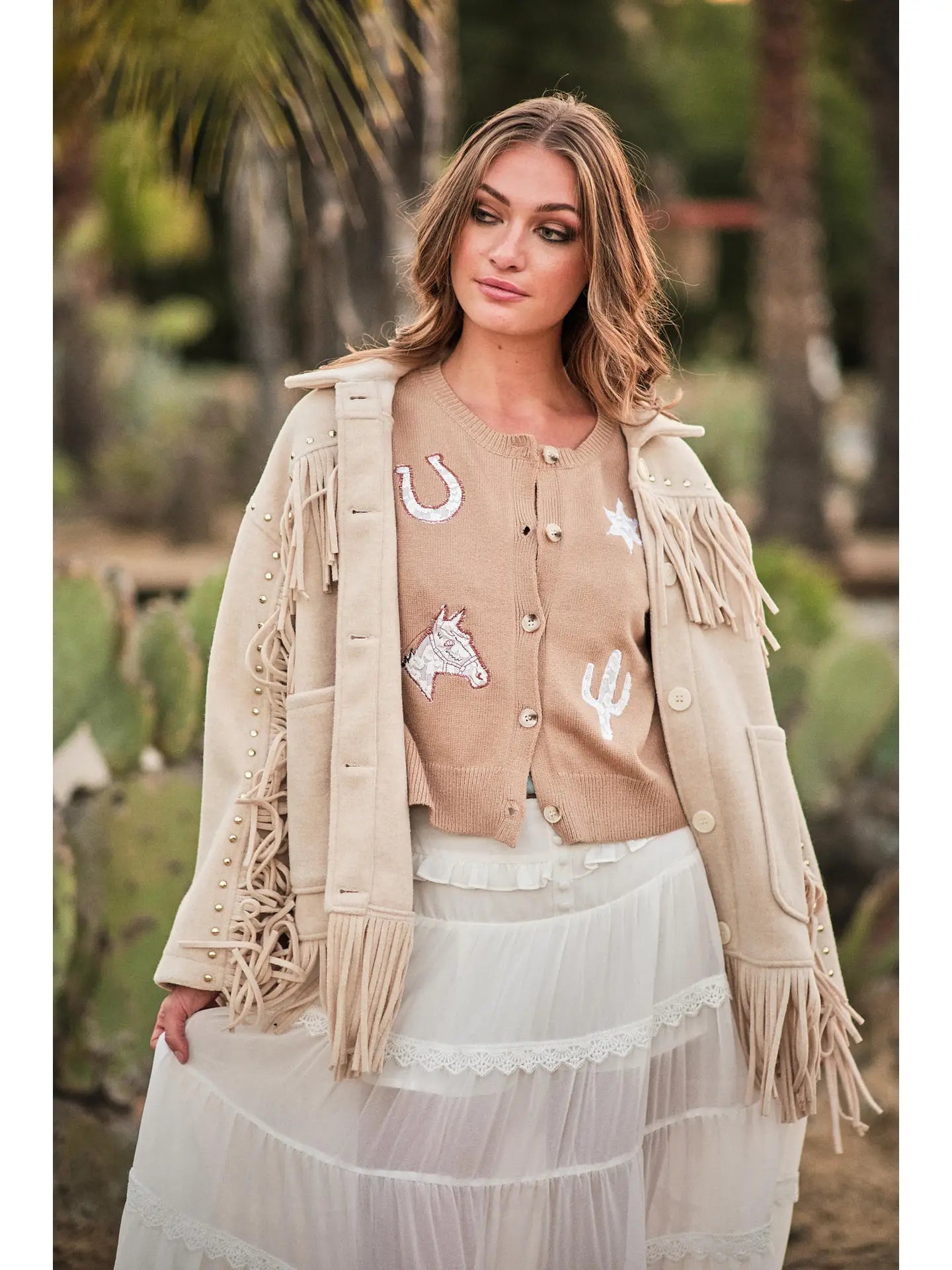Western Patch Cardi