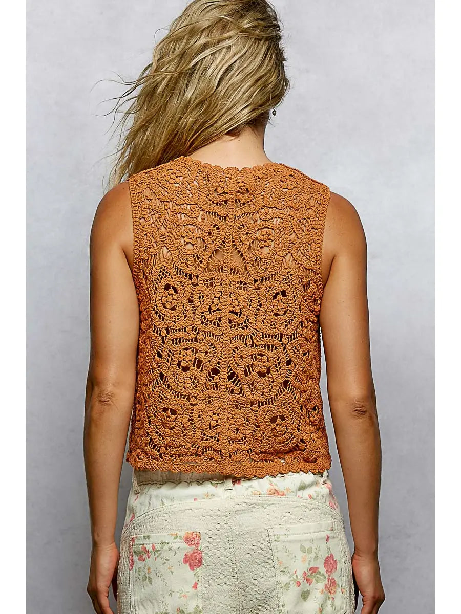 Horse Shoe Beaded Pocket Crochet