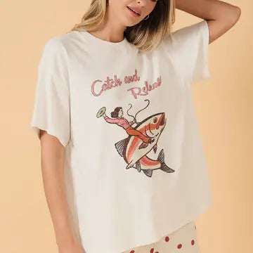 "Catch and Release" Graphic Tee