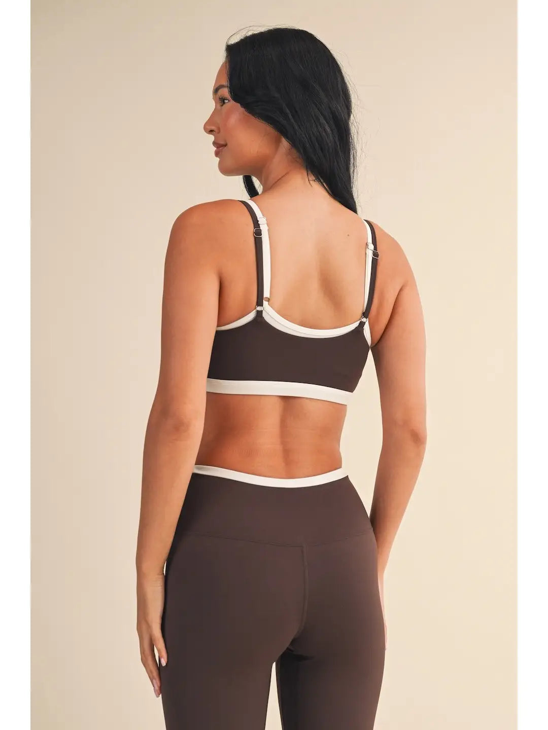 Double Layered Sports Bra - Chocolate