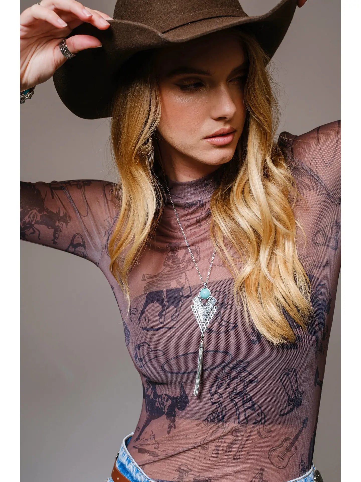 Wild West Mesh Top RESTOCK