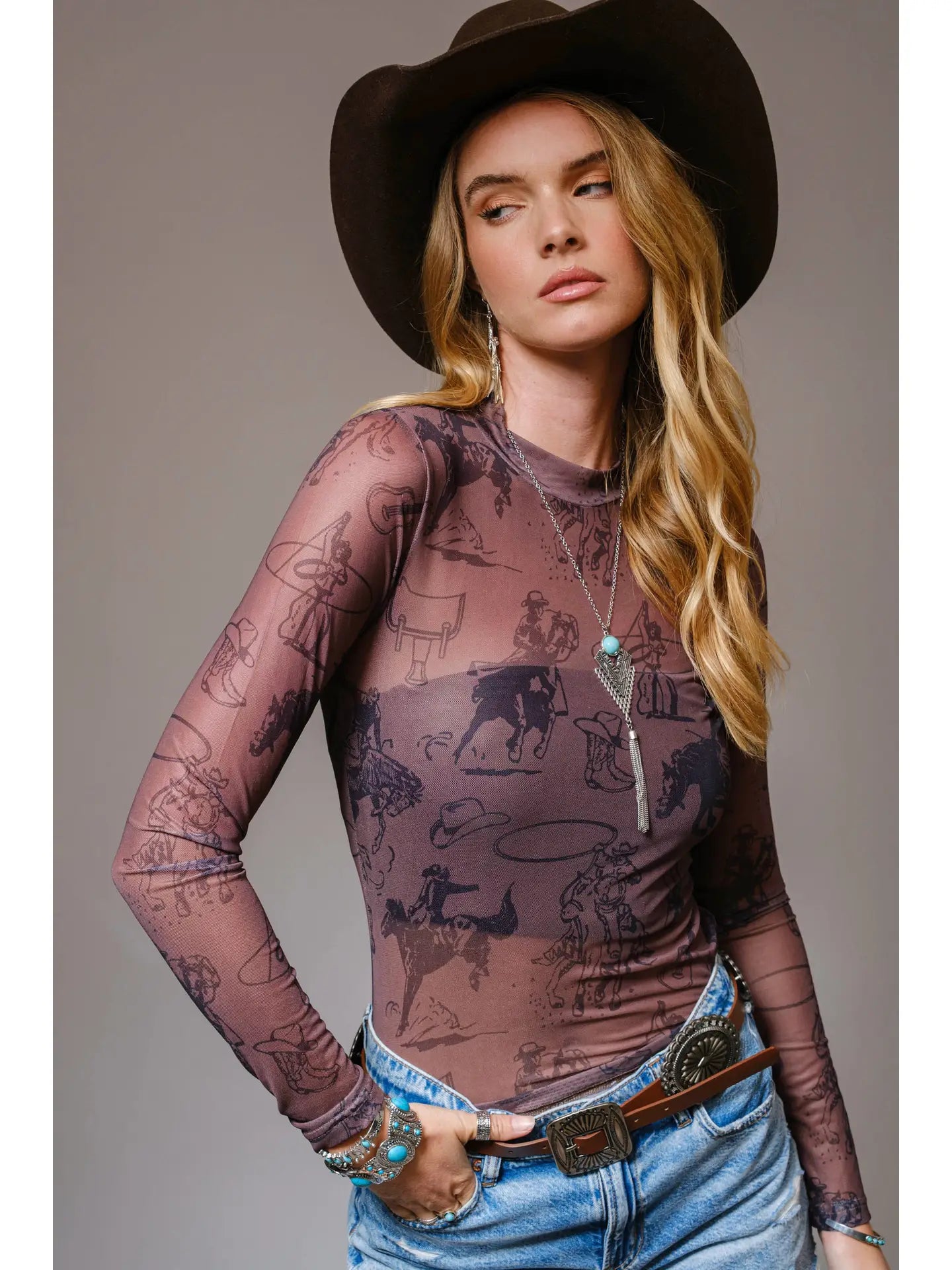 Wild West Mesh Top RESTOCK