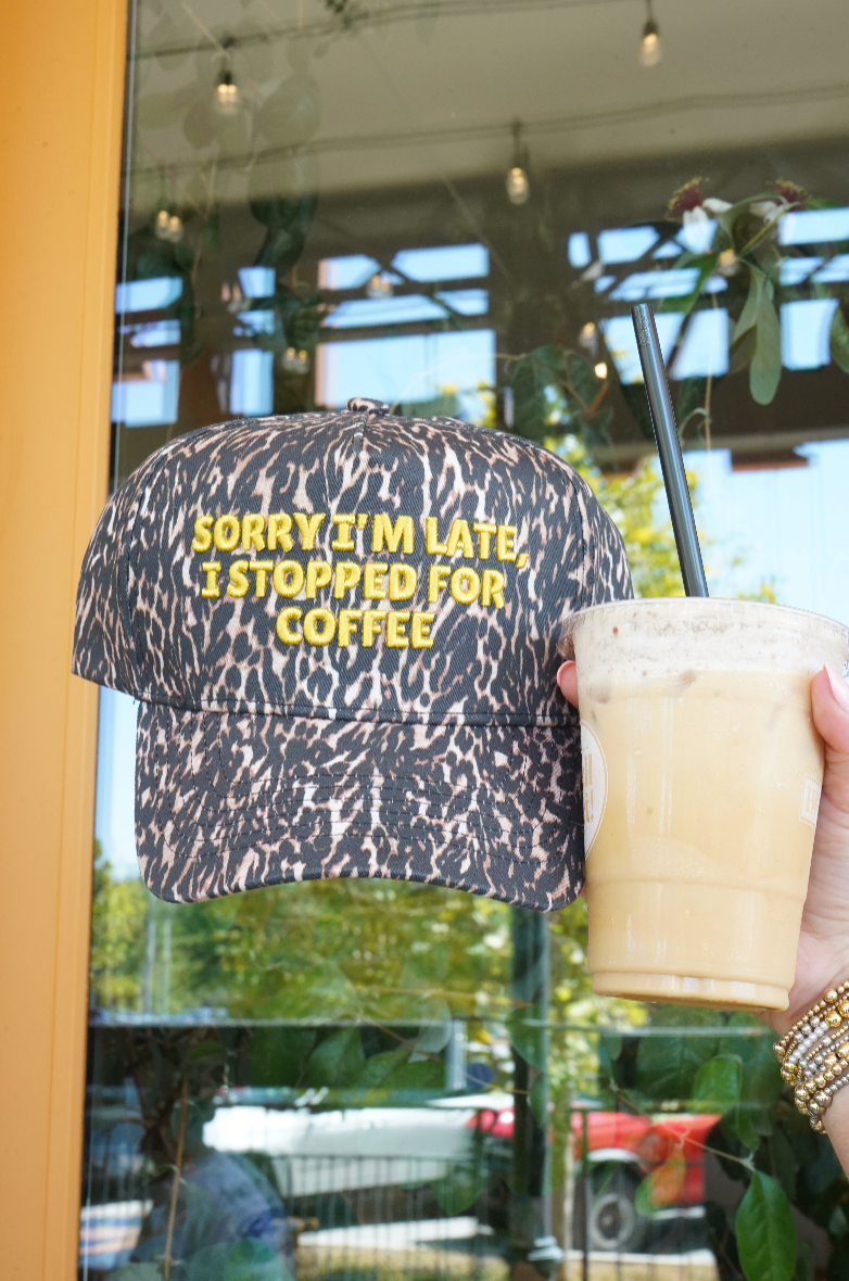 Sorry I'm Late, I Stopped For Coffee Trucker
