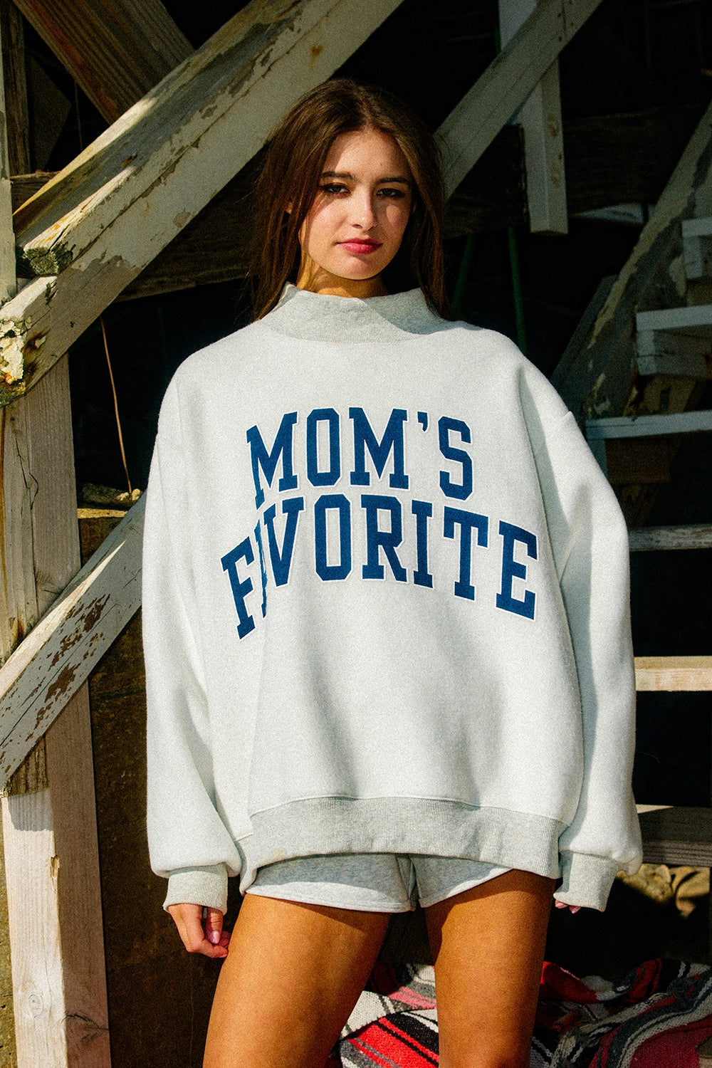 Dad's Favorite Reversible Mock Neck