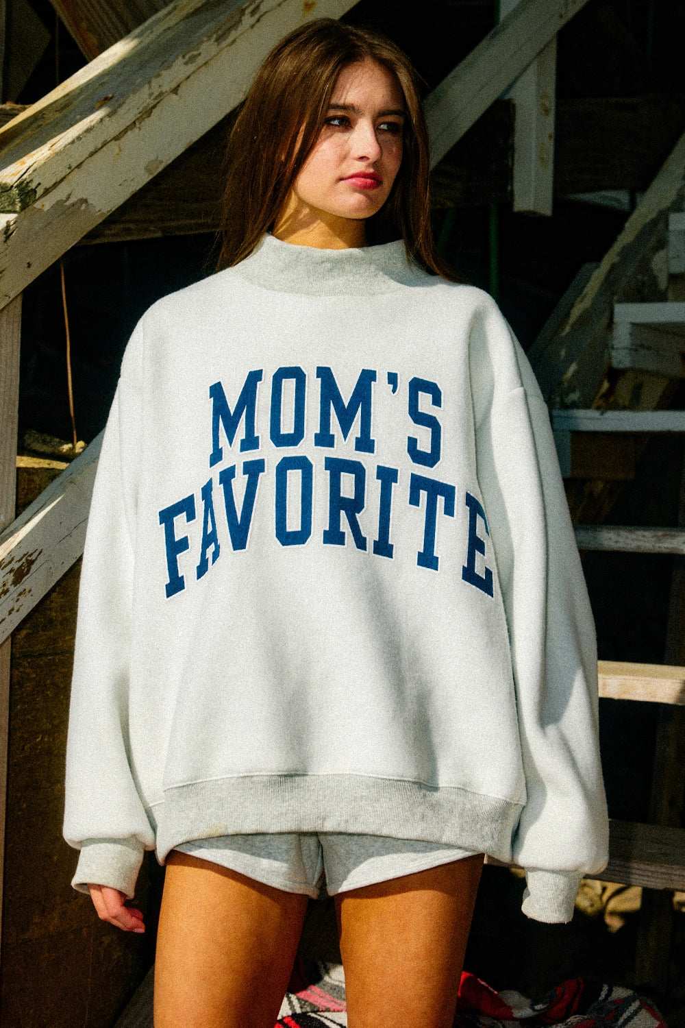 Dad's Favorite Reversible Mock Neck
