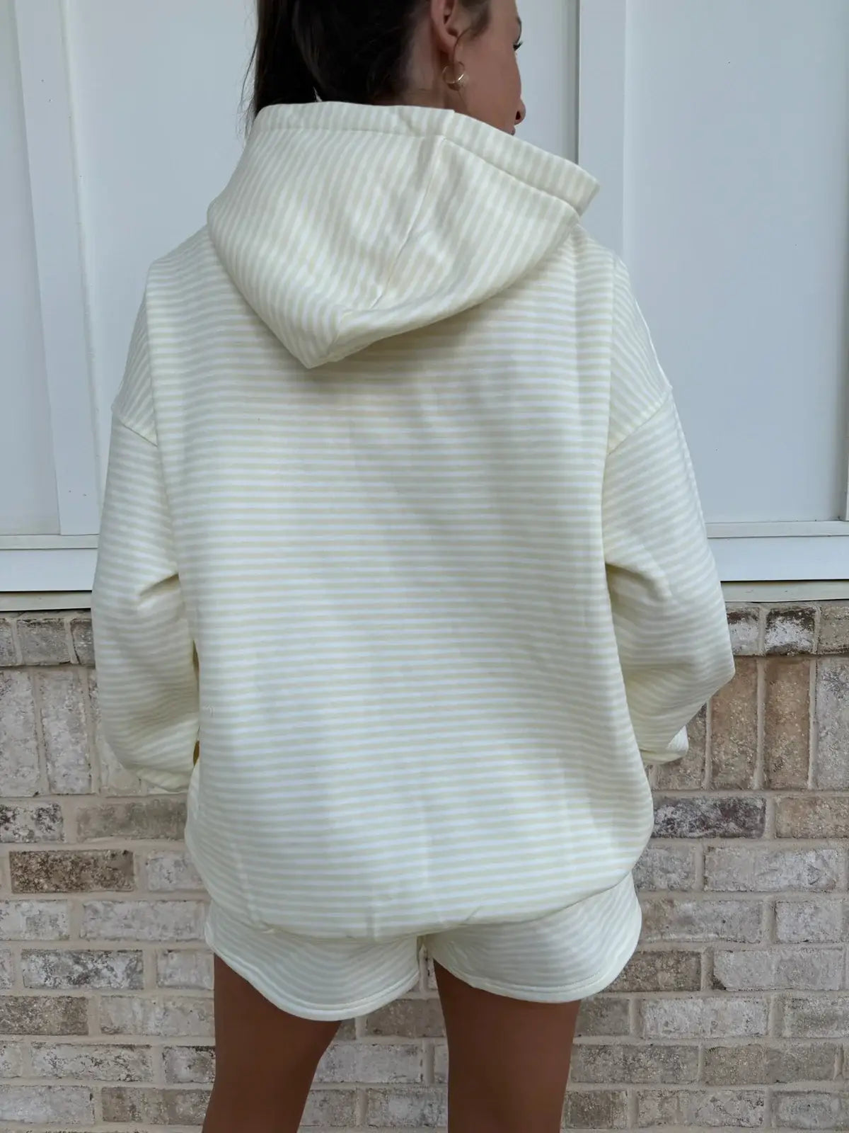 Baby Yellow Striped Hoodie