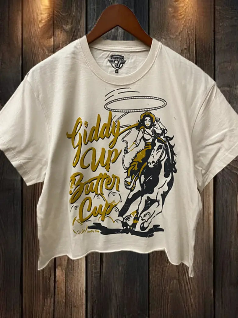 Giddy Up Butter Cup Band Tee